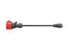 EAN 9120087411467 - go-e CH-04-30 base múltiple 0,3 m 1 salidas AC Interior Negro, Rojo imagen 2