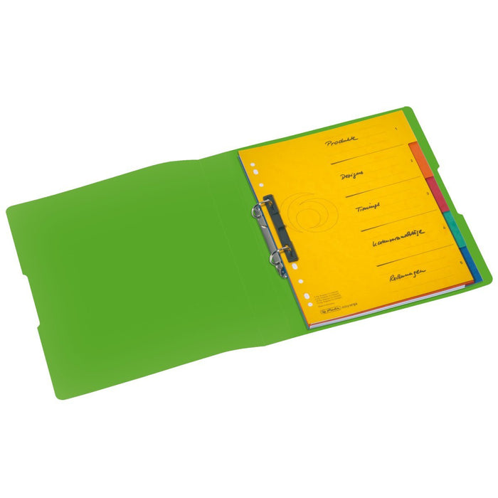Herlitz Carpeta De Anillas 2-Ringe Din A4 3.8 Cm Verde