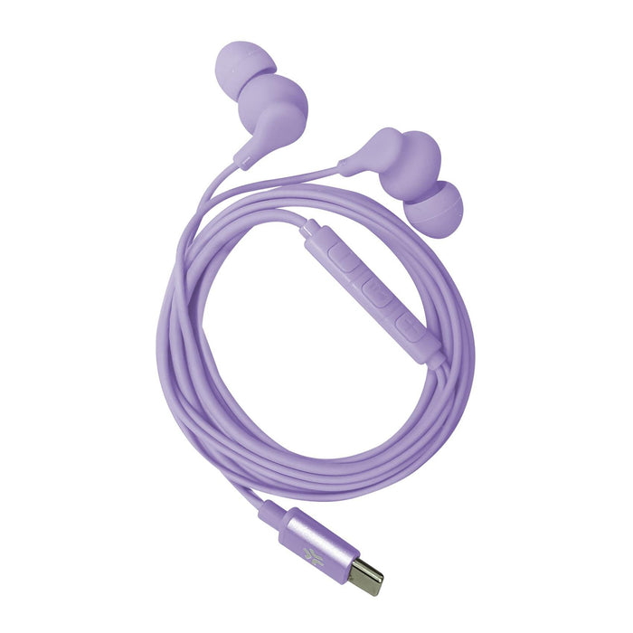 EAN 8021735218654 - Celly UP1600TYPECVL auricular y casco Auriculares Alámbrico Dentro de oído Llamadas/Música USB Tipo C Vio imagen 3