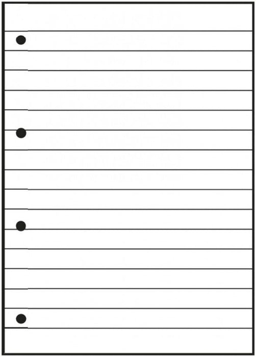 Oxford Arbeitsblock Din A4 Rayado