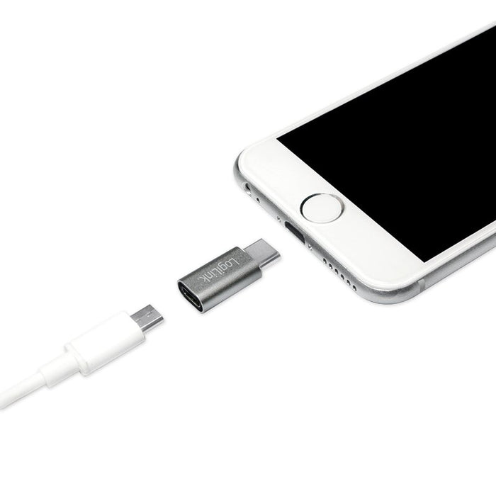 EAN 4052792041811 - LogiLink AU0040 cambiador de género para cable USB 3.1 C USB 3.0 A, Micro USB 2.0 Aluminio imagen 6
