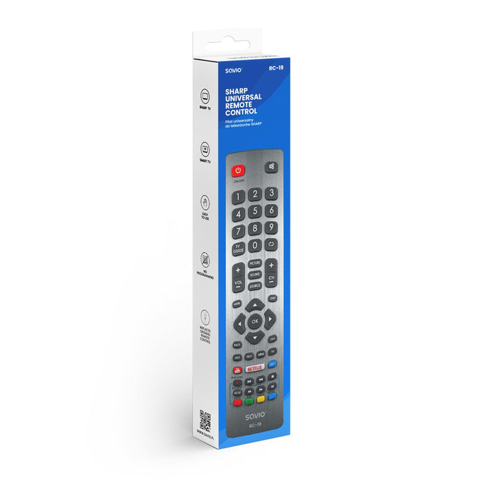 EAN 5901986049173 - Savio RC-19 mando a distancia Universal Botones imagen 2