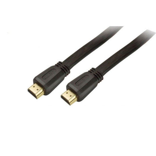 S-Impuls Hdmi Cable Plano, 4k, Verg., Negro, 2m