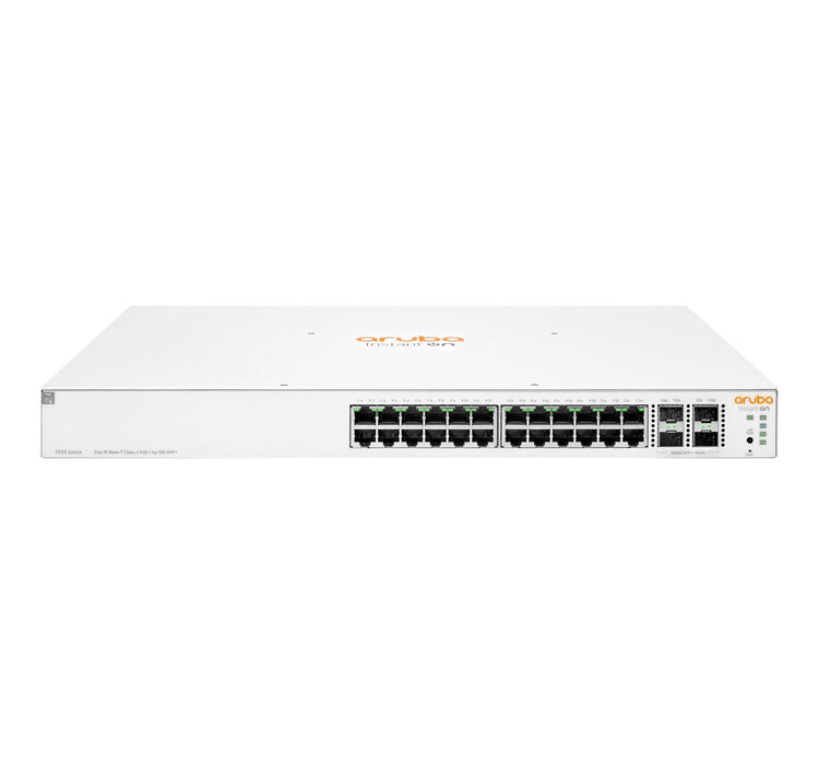 Aruba, A Hewlett Packard Enterprise Company Aruba Instant On 1930 24g Class4 Poe 4sfp/Sfp+ 370w Gestionado L2+ Gigabit Ethernet (10/100/1000) Energía Sobre Ethernet (Poe) 1u Blanco