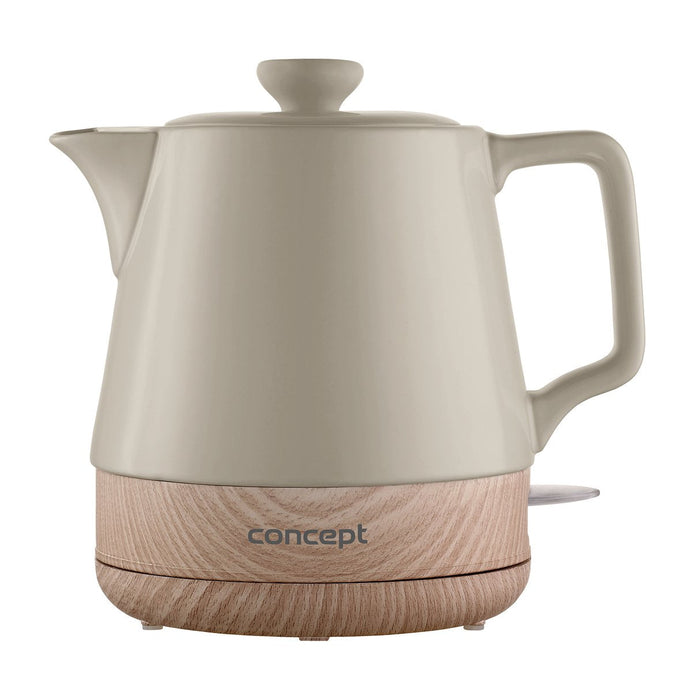 Tetera Concept Rk0061  Eléctrica 1 L 1200 W Marrón, Madera