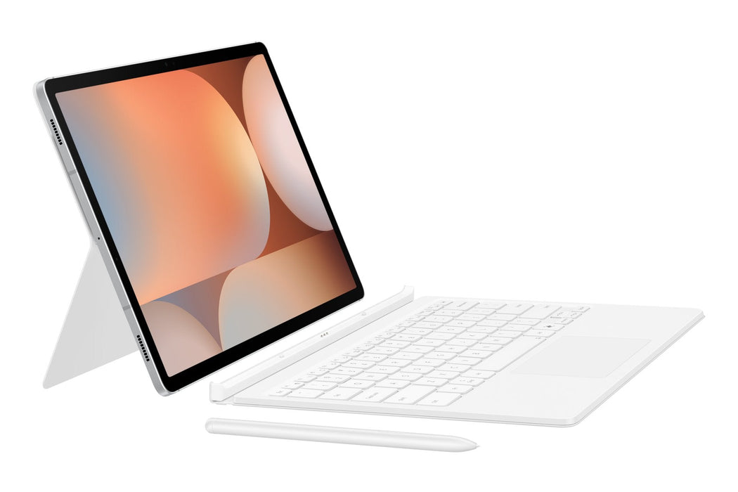 Samsung Book Cover Keyboard Do Galaxy Tab S10+  S9+  S9 Fe+  Biale