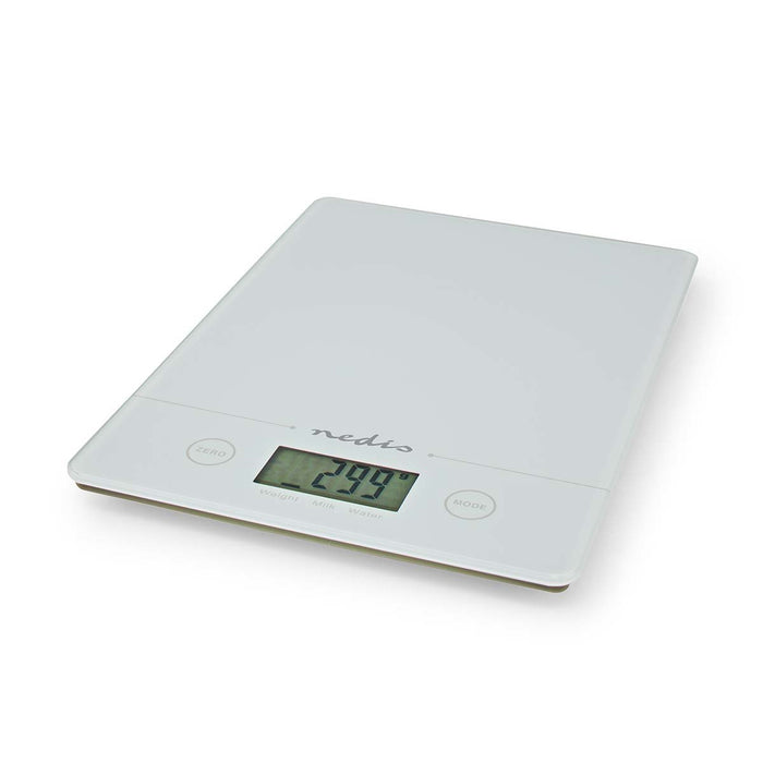 EAN 5412810408795 - Nedis KASC620WT báscula de cocina Blanco Encimera Rectángulo Báscula electrónica de cocina imagen 1