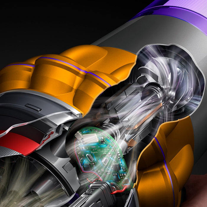 EAN 5025155085073 - Dyson V15s Detect Submarine Aspiradora escoba 2 en 1 Batería Seca y húmeda Sin bolsa Níquel, Amarillo imagen 12