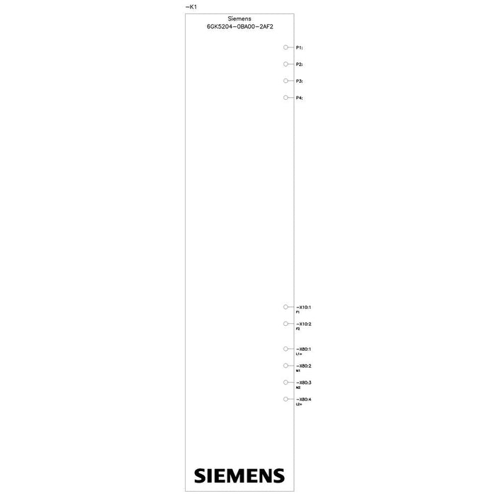 Siemens 6gk5204-0ba00-2af2 Red Switch 10 - Switch - 1 Gbps
