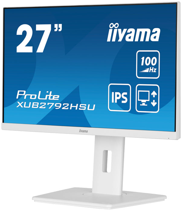 EAN 4948570123360 - iiyama ProLite XUB2792HSU-W6 pantalla para PC 68,6 cm (27") 1920 x 1080 Pixeles Full HD LED Blanco imagen 5