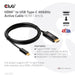 EAN 8719214472054 - CLUB3D CAC-1334 adaptador de cable de vídeo 1,8 m HDMI tipo A (Estándar) USB Tipo C Negro imagen 3