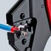 EAN 4003773071587 - Knipex 97 43 200 A crimpadora Herramienta para prensar Azul, Rojo imagen 5
