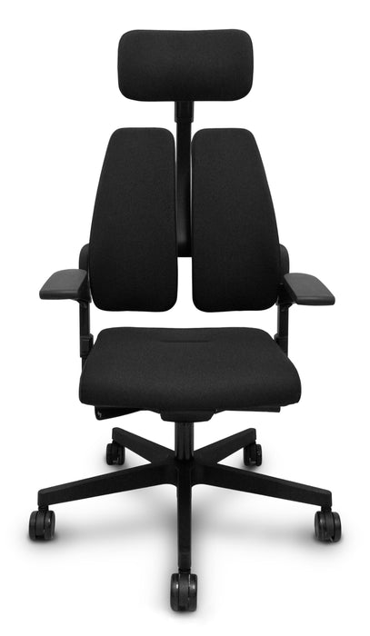 Piqueras Y Crespo Nowy Styl Silla Xilium Duo Traslack Tejido Era Negro Brazos 3d Y Cabecero