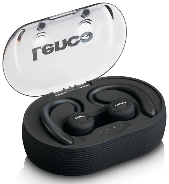 EAN 8711902043843 - Lenco EPB-460BK auricular y casco Auriculares True Wireless Stereo (TWS) gancho de oreja Deportes MicroUS imagen 6