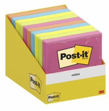 EAN 4046719506446 - Post-It 6820-COL-W10 nota autoadhesiva Plaza Colores surtidos 100 hojas Autoadhesivo imagen 1
