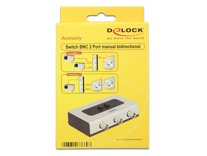 EAN 4043619876693 - DeLOCK 87669 interruptor de video BNC imagen 2