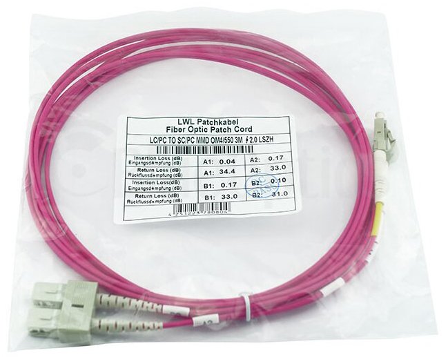 EAN 4063232618432 - BlueOptics SFP3132FU1MK Cable de fibra óptica e InfiniBand 1 m LC SC Rojo imagen 8