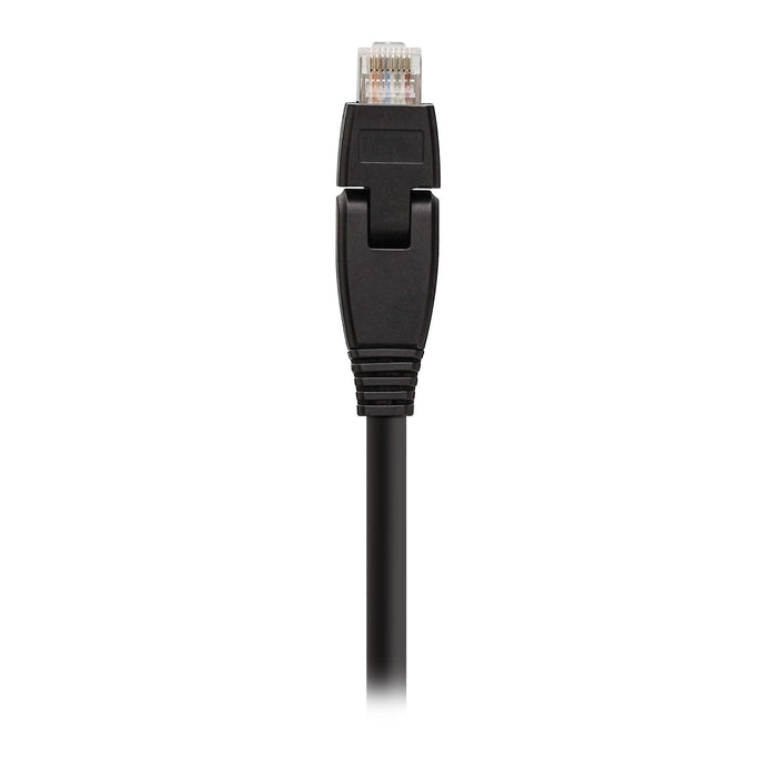 Cable De Red Inline 180° S/Ftp Pimf Cat.6a 500mhz Libre De Halógenos Cobre Negro 1m