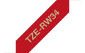 EAN 4977766770378 - Brother TZE-RW34 cinta para impresora de etiquetas Oro sobre rojo imagen 1