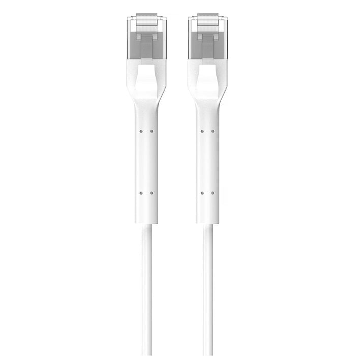 Extralink Lan Patchcord Cat.6 U/Ftp 2m 1gbit Bendable Booted Foiled Twisted Pair Bare Copper White