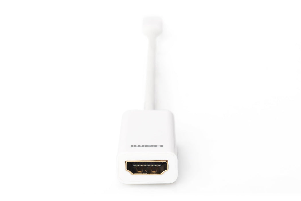 EAN 4016032292425 - Digitus DB-340404-001-W adaptador de cable de vídeo 0,15 m Mini DisplayPort HDMI tipo A (Estándar) Blanco imagen 4
