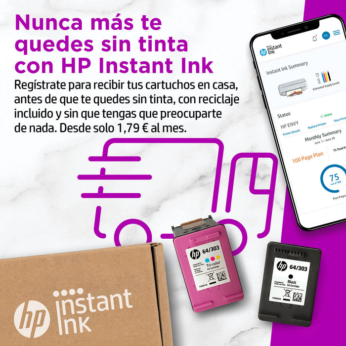 EAN 0195161625343 - HP ENVY 6030e AiO Printer Inyección de tinta térmica A4 4800 x 1200 DPI 10 ppm Wifi imagen 4