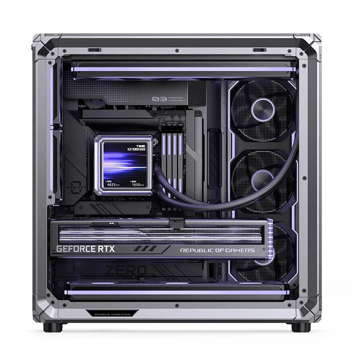 Caja Atx Jonsbo X400 Pro Cristal Templado Curvo Gris