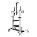 EAN 0065030906302 - StarTech.com 1110C-MOBILE-TV-CART soporte para TV 2,54 m (100") Negro, Plata imagen 2