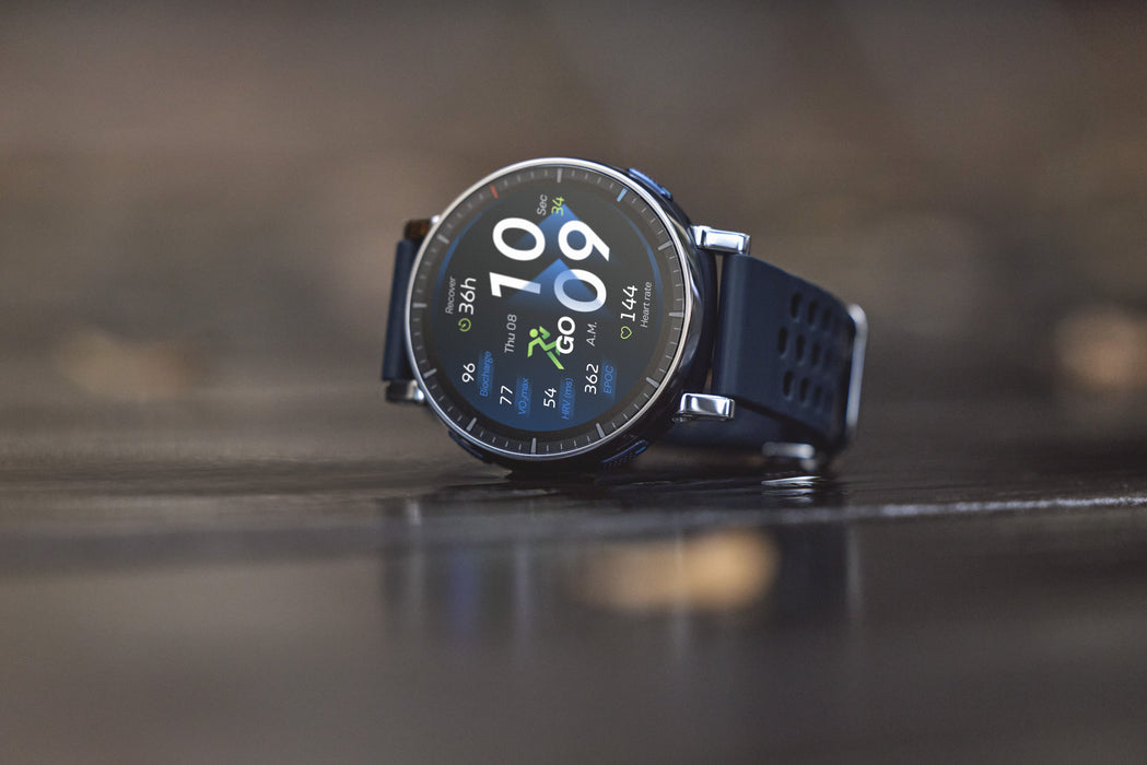 Smartwatch Amazfit Active 3 Premium Dark Azul  Hyrox-Modus