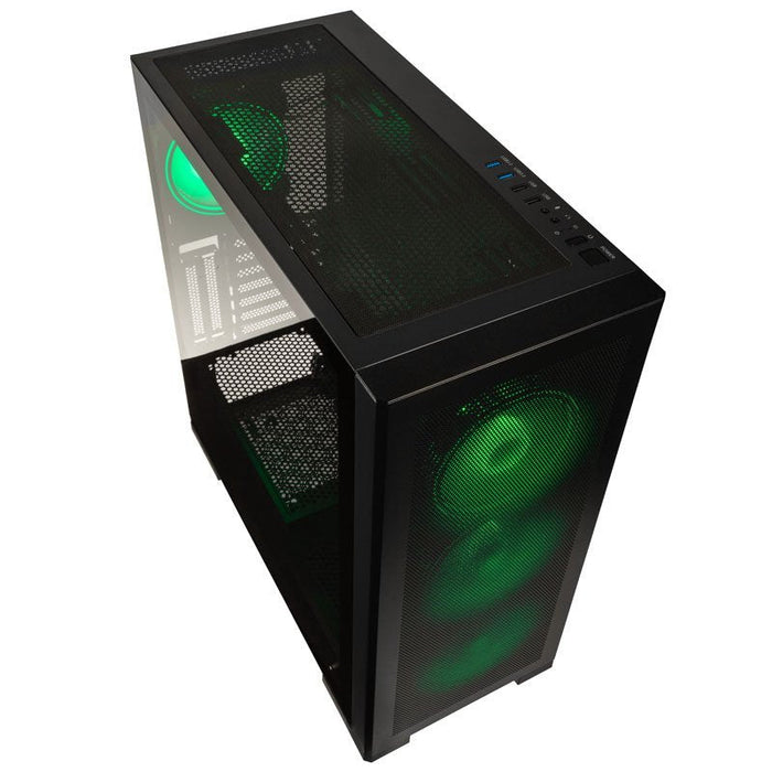 Kolink Unity Meshbay Argb Midi-Tower, Tempered Glass - Negro