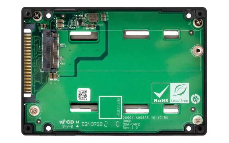 EAN 4711103080375 - QNAP QDA-UMP4 caja para disco duro externo Caja externa para unidad de estado sólido (SSD) Negro 2.5" imagen 4