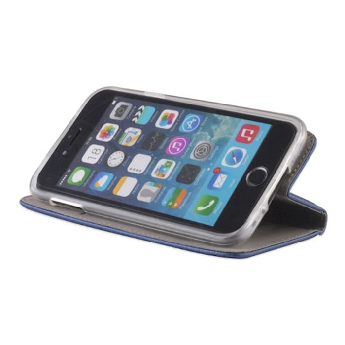 Funda Tipo Libro Con Soporte Magnética Azul Compatible Samsung Galaxy S25 Edge - Jaym®