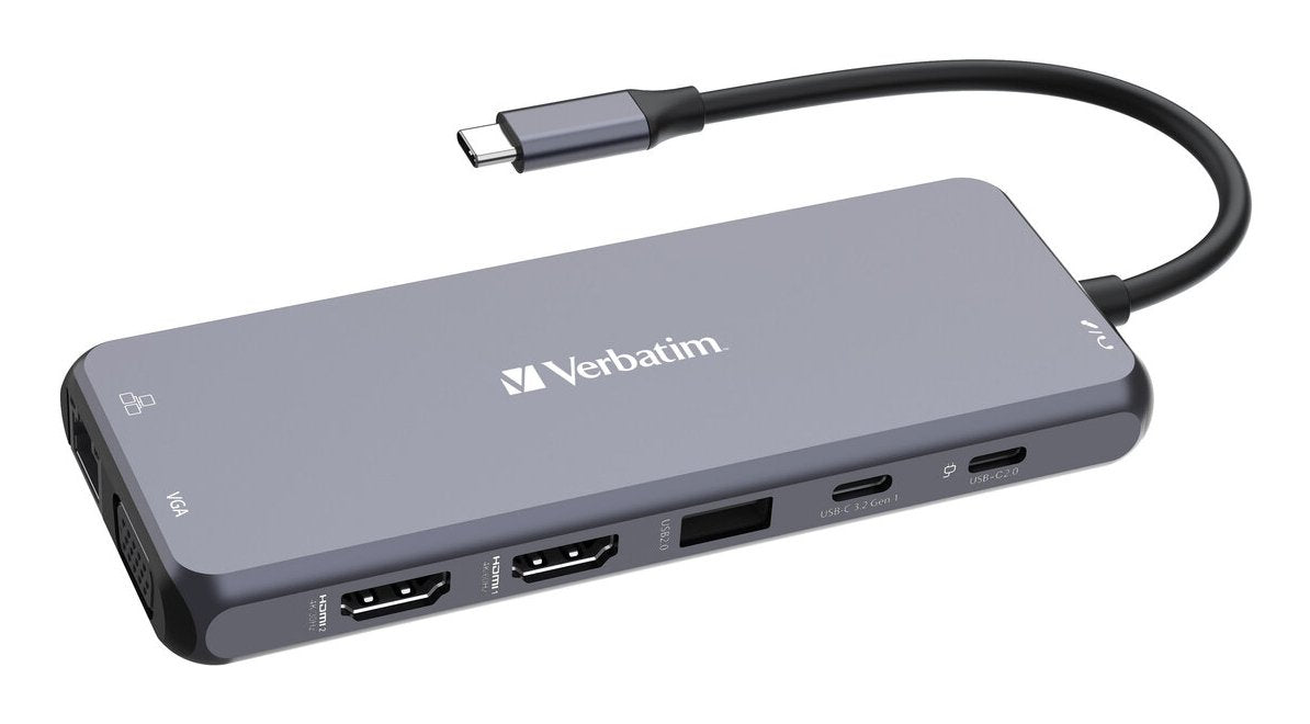 EAN 0023942321545 - Verbatim 16105448 hub de interfaz USB Tipo C Gris imagen 2