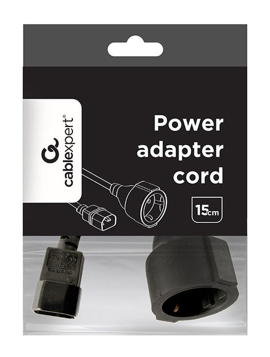 EAN 8716309082860 - Cablexpert Conexion Shucko hembra a IEC C14 macho 0.15mts imagen 3