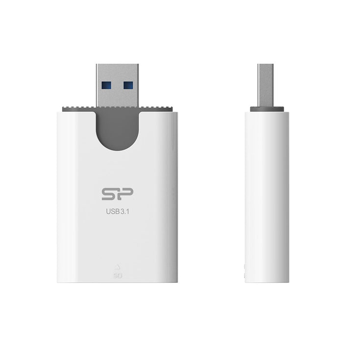EAN 4713436123941 - Silicon Power Combo lector de tarjeta USB 3.2 Gen 1 (3.1 Gen 1) Type-A Gris, Blanco imagen 1