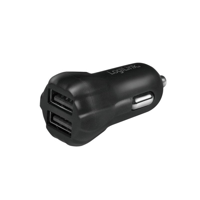 Cargador De Coche Usb Logilink + Soporte Para Smartphone En Un Set