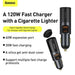 EAN 6953156206694 - Baseus CCBT-C0G cargador de dispositivo móvil Teléfono móvil Gris Encendedor de cigarrillos Carga rápida  imagen 5
