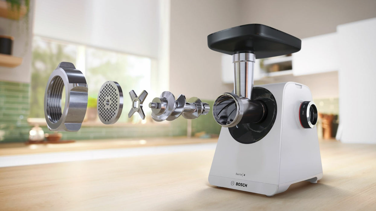 EAN 4242005433711 - Bosch Serie 4 MFWS420W picadora 1300 W Blanco imagen 3