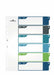 EAN 4005546735108 - Durable 679427 lengüeta de índice Separador en blanco con pestaña Polipropileno (PP) Multicolor imagen 4