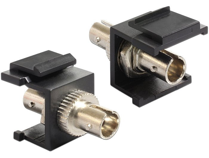 Keystone Modul St Simplex Buchse > St Simplex Buchse Schwarz