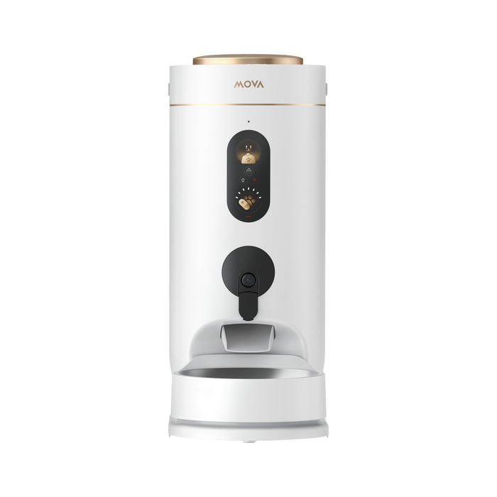 Comedero Automático Para Mascotas Mova Nutripal 10 Ultra Smart, Blanco