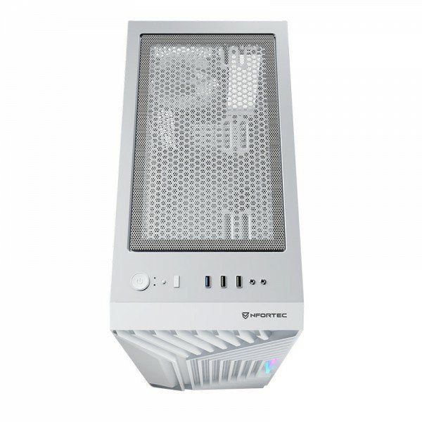 EAN 8435443722066 - Nfortec NF-CS-NERVIA-W carcasa de ordenador Torre Blanco imagen 4