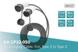 EAN 4016032481393 - Digitus DK-1P32-050 cable de carga para vehículo eléctrico Negro Type 2 1 imagen 3