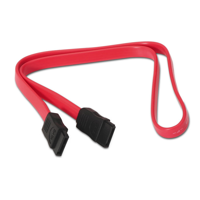 EAN 8436574701524 - AISENS A130-0153 cable de SATA 0,5 m SATA 7-pin Negro, Rojo imagen 2
