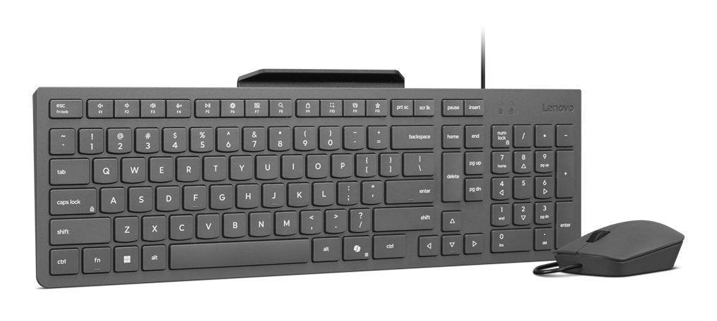EAN 0195892110583 - Lenovo GX31R09775 teclado Ratón incluido Hogar / Oficina USB Inglés de EE. UU. Gris imagen 5
