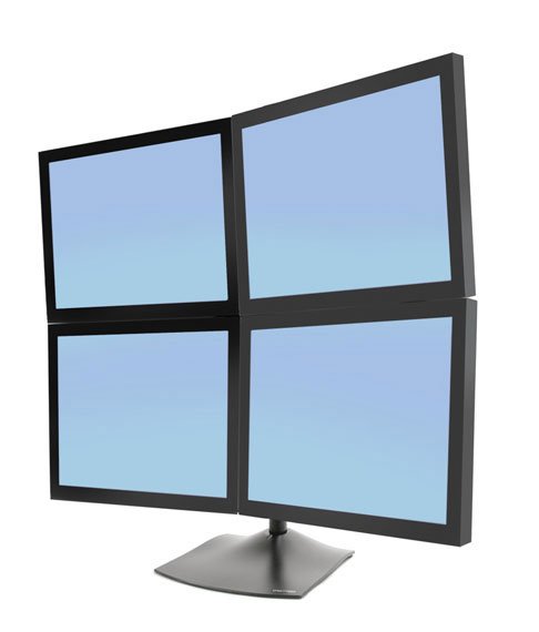 EAN 0698833008265 - Ergotron DS Series DS100 Quad Monitor Desk Stand 61 cm (24") Escritorio Negro imagen 1