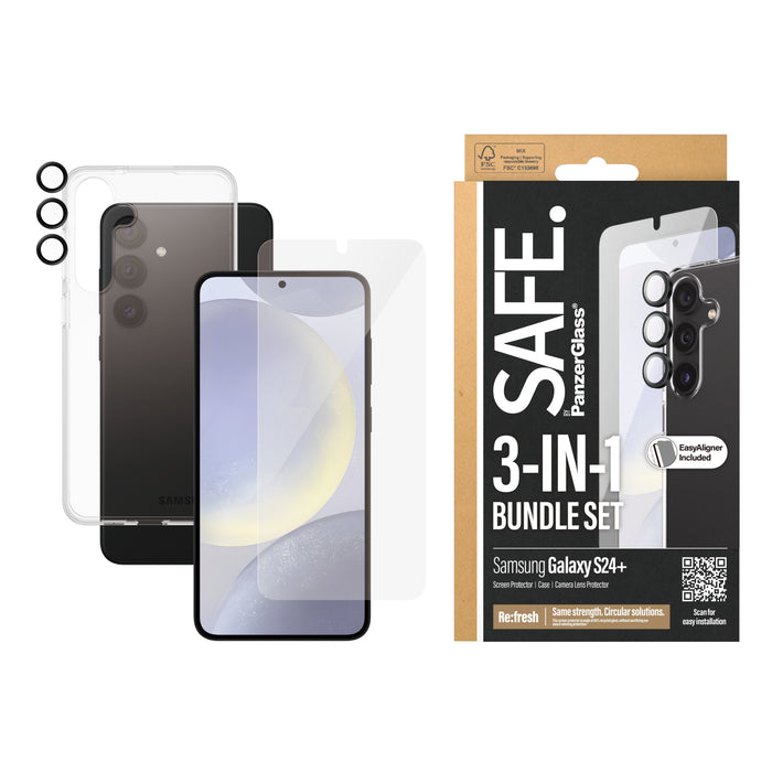 EAN 5711724256738 - PanzerGlass SAFE. by ® 3-in-1 Bundle Samsung Galaxy S24+ Protector de pantalla 1 pieza(s) imagen 2