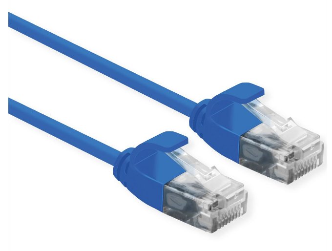 Roline Utp Datacenter Cable De Red Cat.6a (Class Ea), Lsoh, Slim, Blau, 5 M