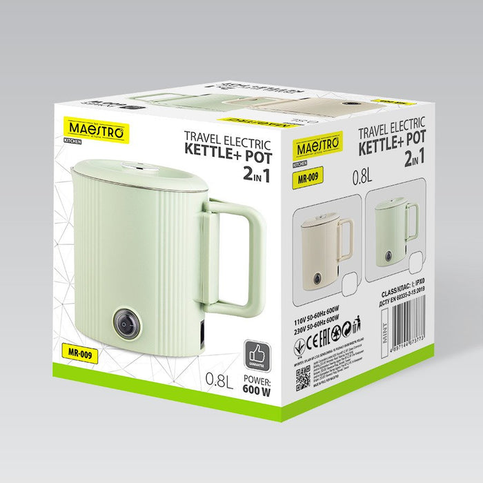 EAN 4897144673780 - Maestro MR-009-BEIGE tetera eléctrica 0,8 L 600 W imagen 3