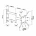 EAN 8436574703283 - AISENS WT42TSLE-011 soporte para TV 106,7 cm (42") Negro imagen 7